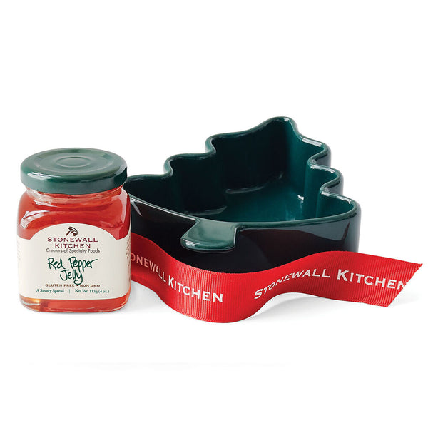 RED PEPPER JELLY TREE RAMEKIN GIFT
