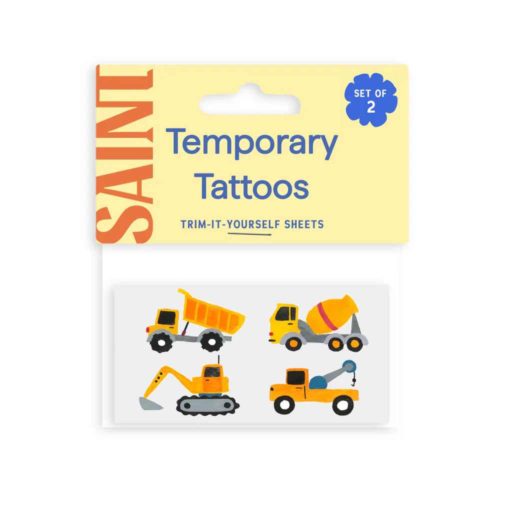 CONSTRUCTION CREW TEMPORARY TATTOOS