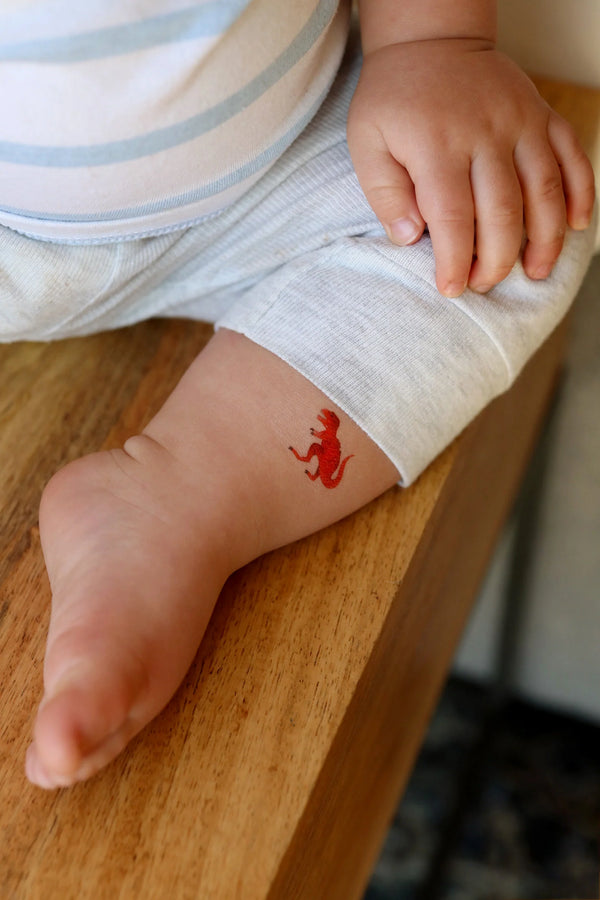 DINOSAURS TEMPORARY TATTOO SET