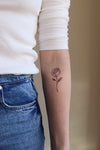 JUNE BIRTH FLOWER - ROSE TEMPORARY TATTOOS