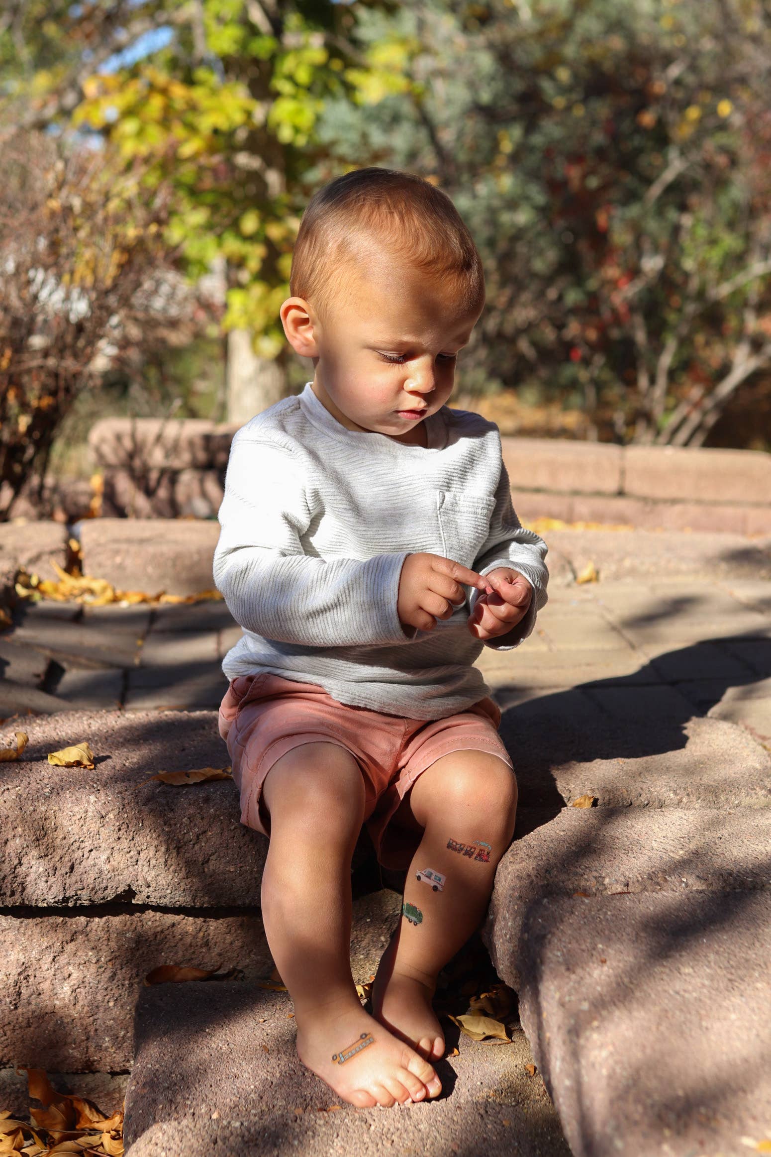 ON WHEELS TEMPORARY TATTOOS