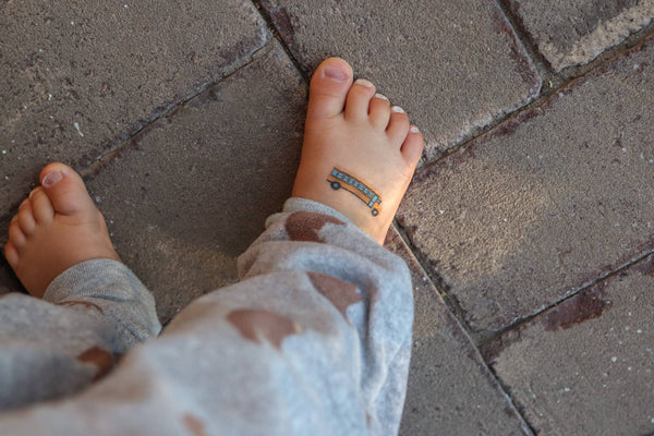 ON WHEELS TEMPORARY TATTOOS