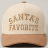 SANTA'S FAVORITE GLITTERY CORDUROY CAP