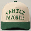 SANTA'S FAVORITE GLITTERY CORDUROY CAP