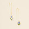 PRESSED FLOWER THREAD EARRINGS