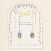 PRESSED FLOWER THREAD EARRINGS