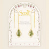 PRESSED FLOWER THREAD EARRINGS