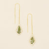 PRESSED FLOWER THREAD EARRINGS