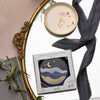 JEWELRY DISH & STUD EARRING SET