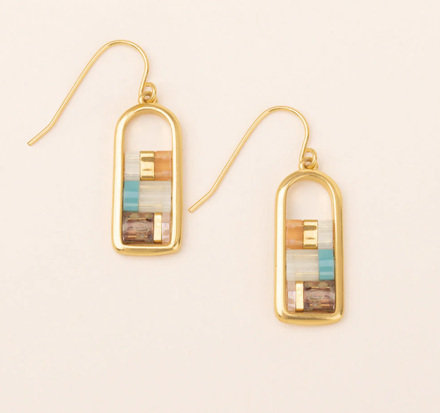 GOOD KARMA MIYUKI FRAME EARRING