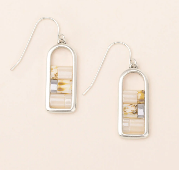 GOOD KARMA MIYUKI FRAME EARRING