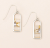 GOOD KARMA MIYUKI FRAME EARRING