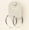 CHROMACOLOR MIYUKI HOOP EARRINGS