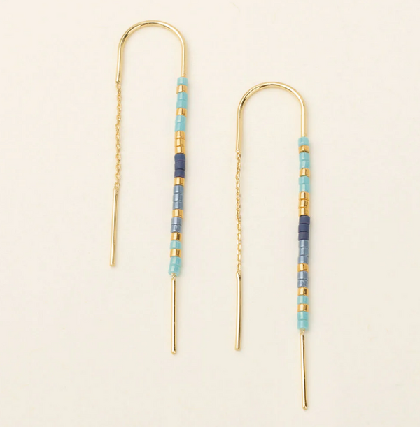 CHROMACOLOR MIYUKI THREAD EARRING