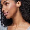 STONE MOON PHASE EAR JACKET EARRING