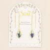 PRESSED FLOWER THREAD EARRINGS
