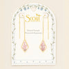 PRESSED FLOWER THREAD EARRINGS
