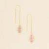 PRESSED FLOWER THREAD EARRINGS