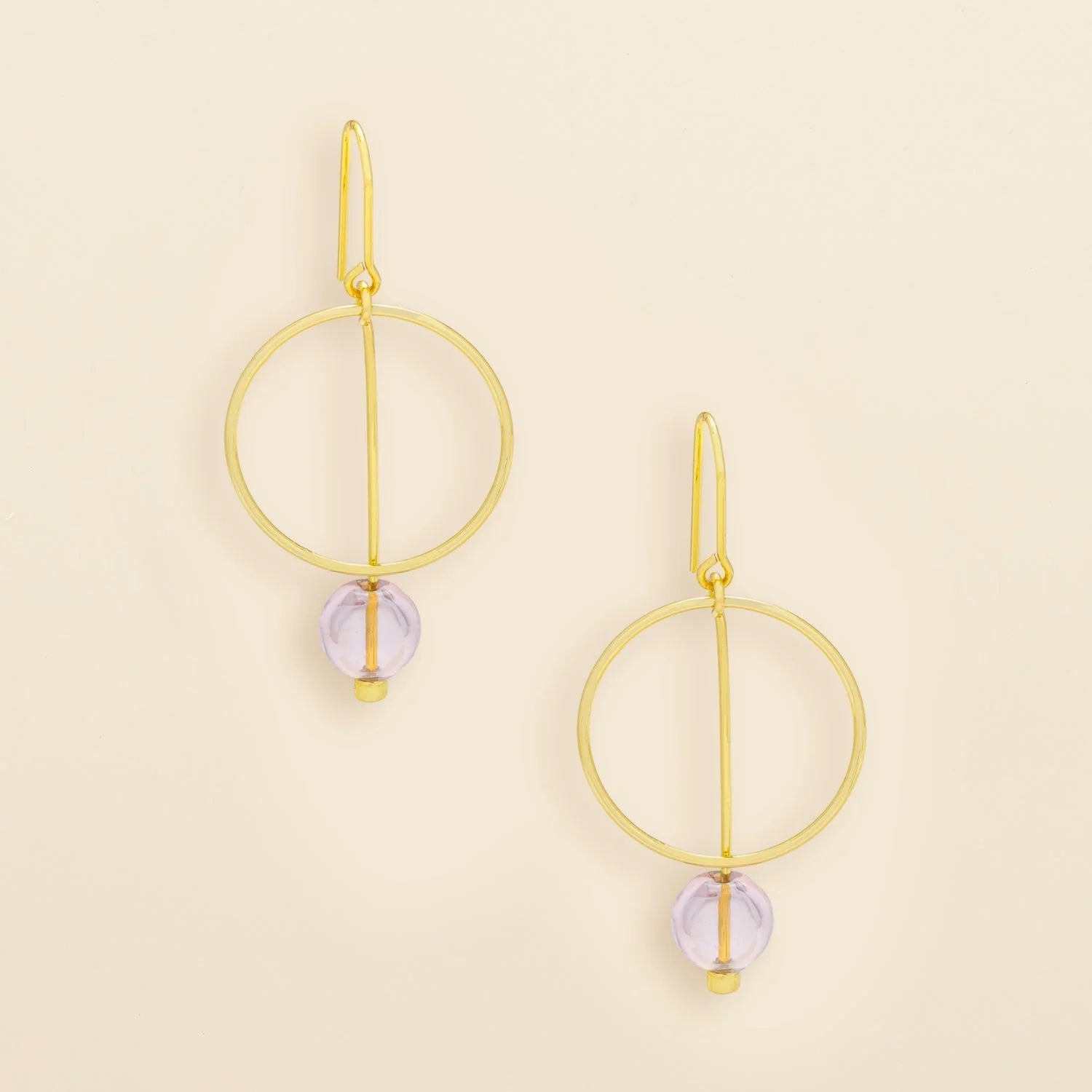REFINED GLASS EARRINGS