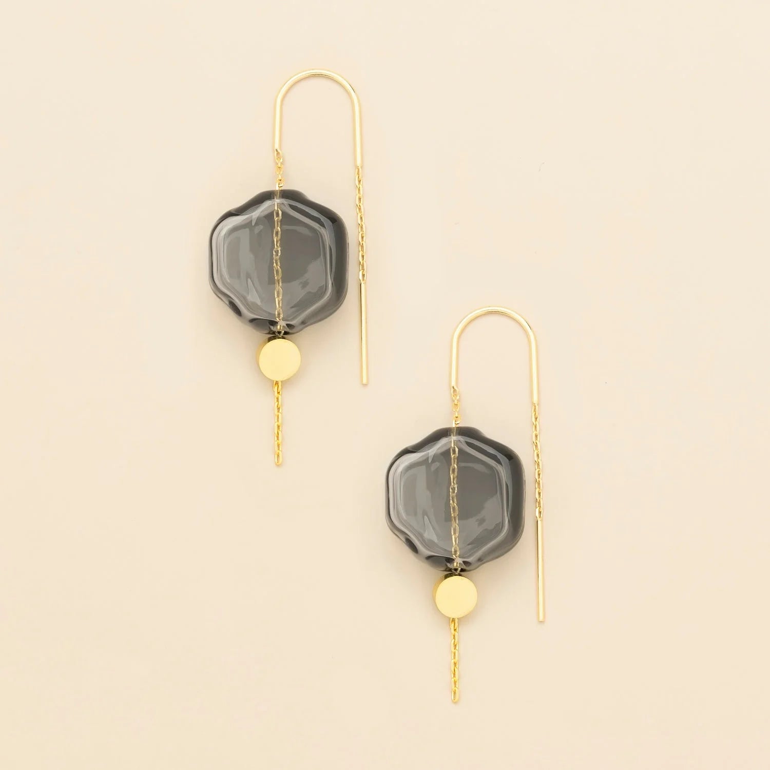 REFINED GLASS EARRINGS