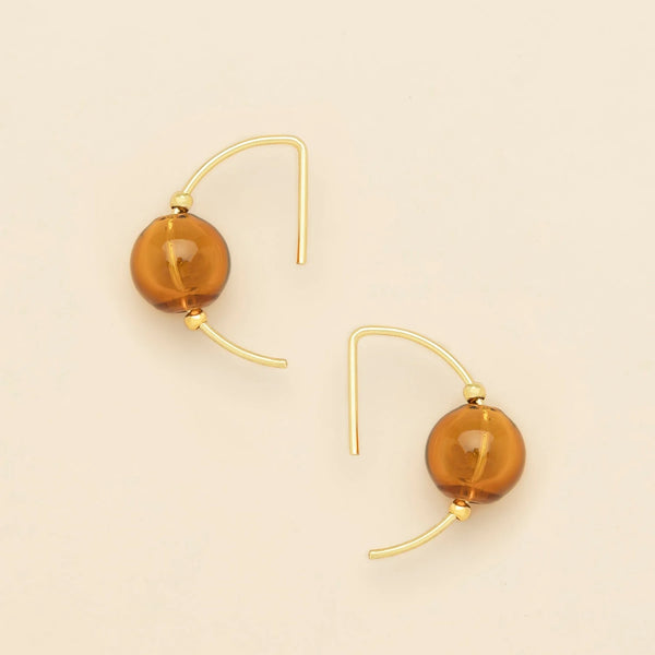 REFINED GLASS EARRINGS