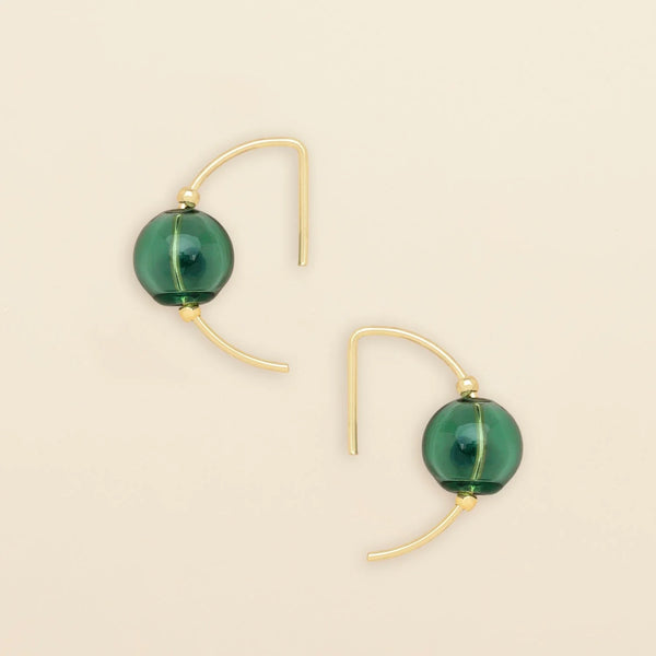 REFINED GLASS EARRINGS
