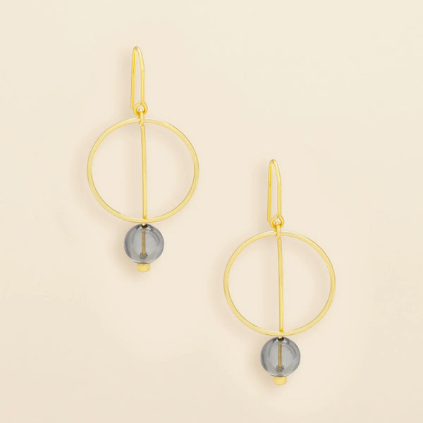 REFINED GLASS EARRINGS