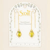 PRESSED FLOWER THREAD EARRINGS