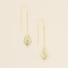 PRESSED FLOWER THREAD EARRINGS