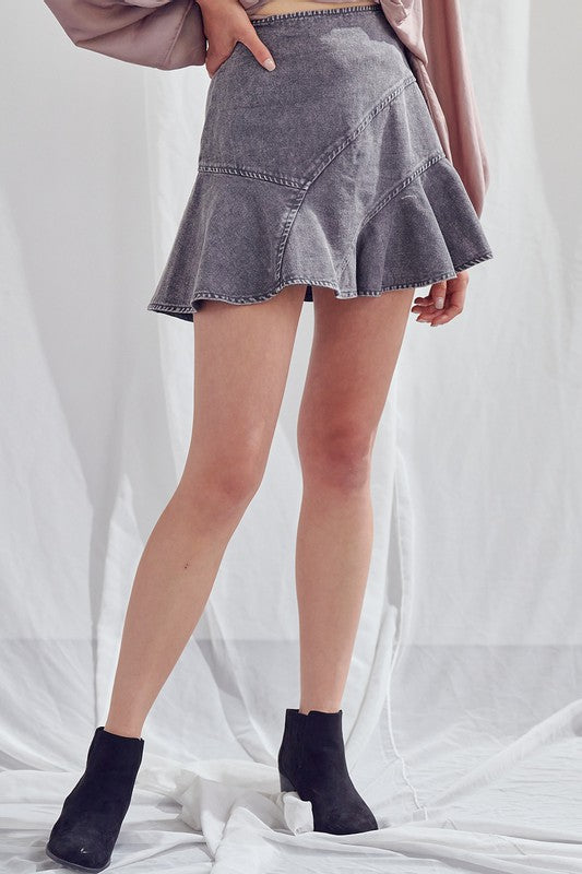 A-LINE SEAM SKIRT