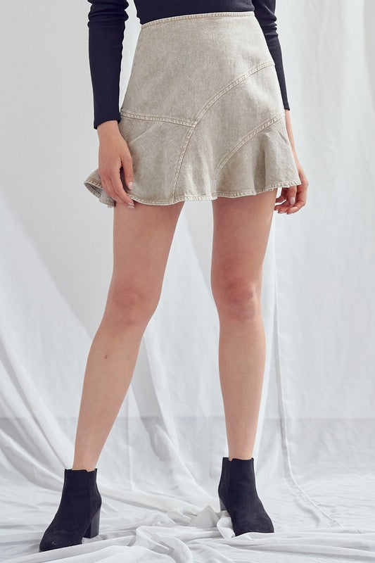 A-LINE SEAM SKIRT