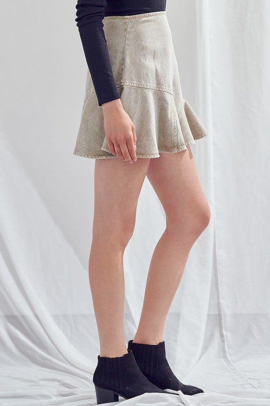 A-LINE SEAM SKIRT