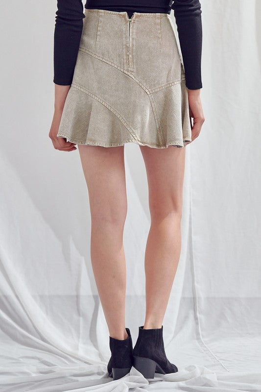 A-LINE SEAM SKIRT