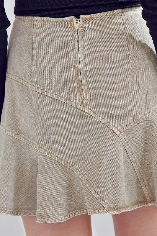 A-LINE SEAM SKIRT