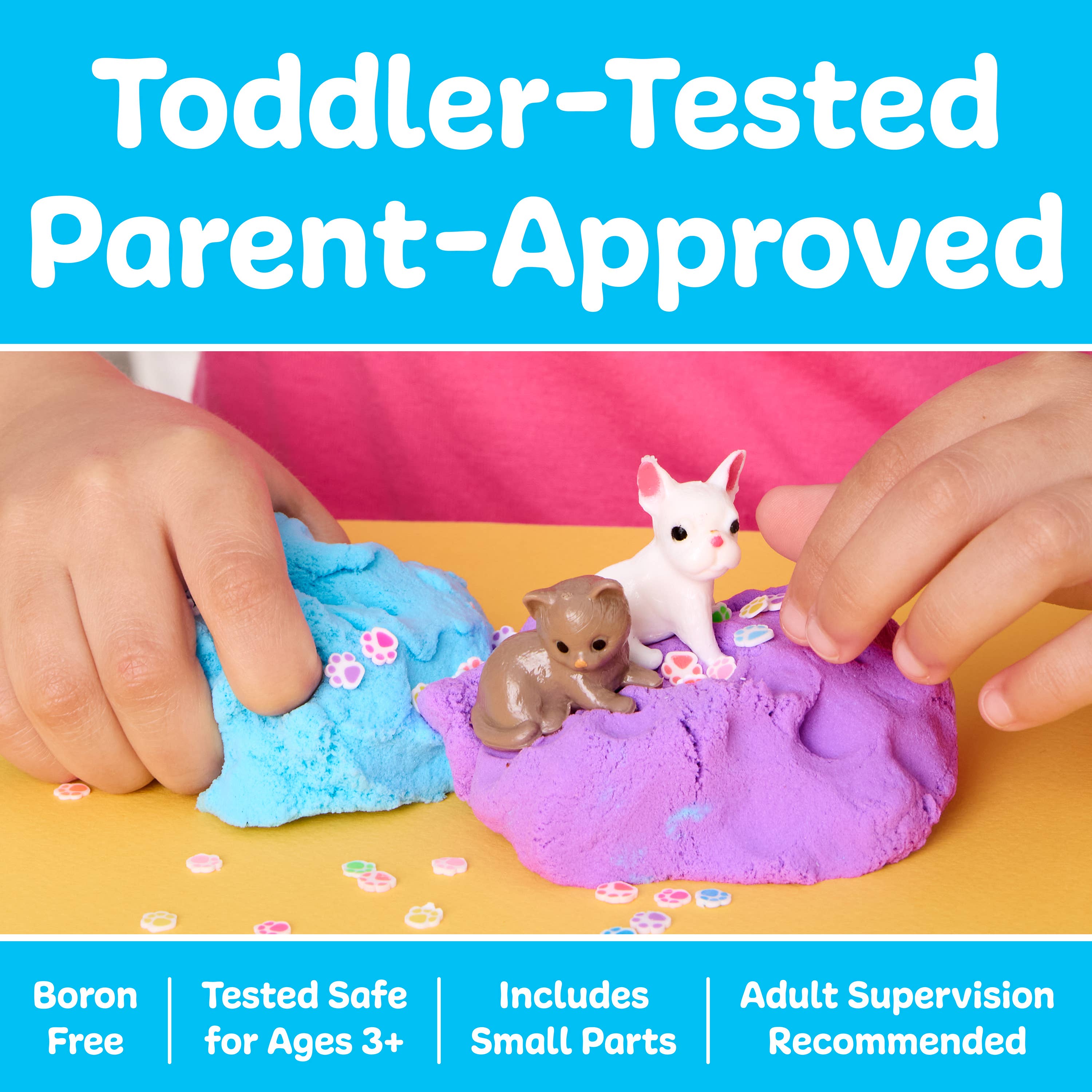 PETS SENSORY MINI PLAY KIT JAR WITH CLOUD CLAY