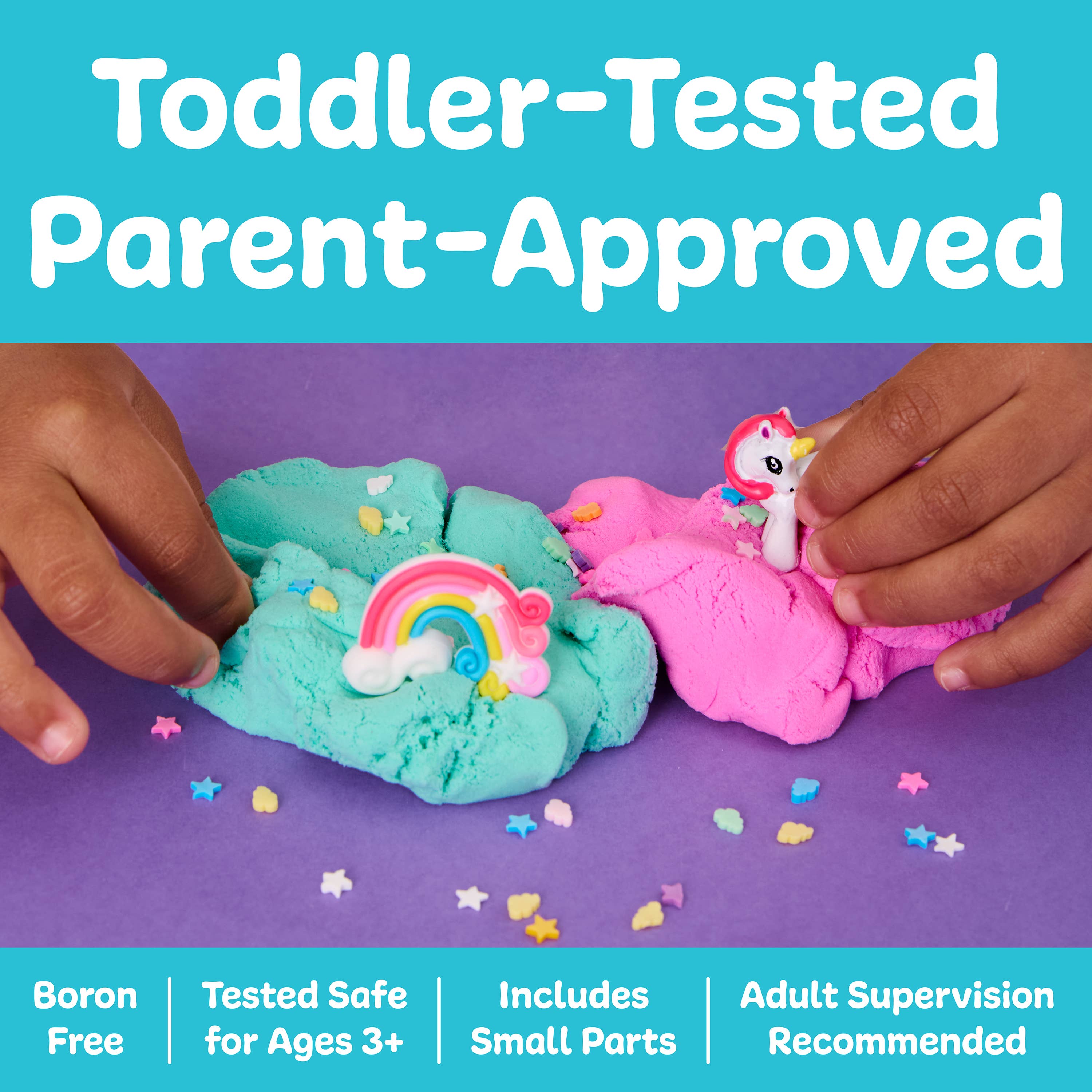 UNICORNS SENSORY MINI PLAY KIT JAR WITH CLOUD CLAY