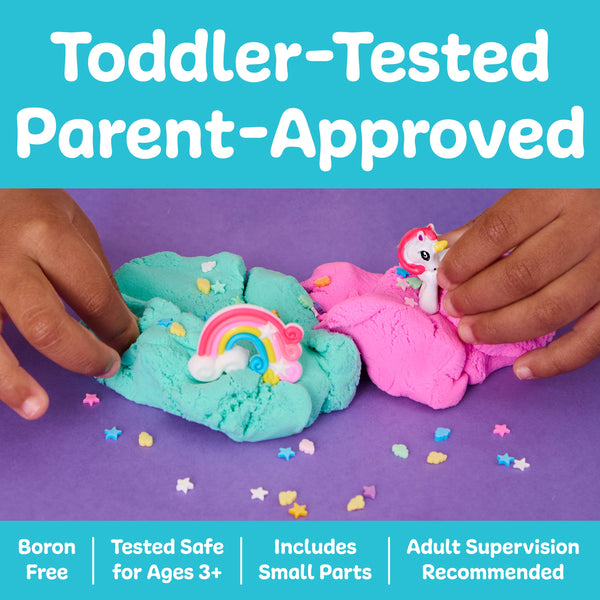 UNICORNS SENSORY MINI PLAY KIT JAR WITH CLOUD CLAY