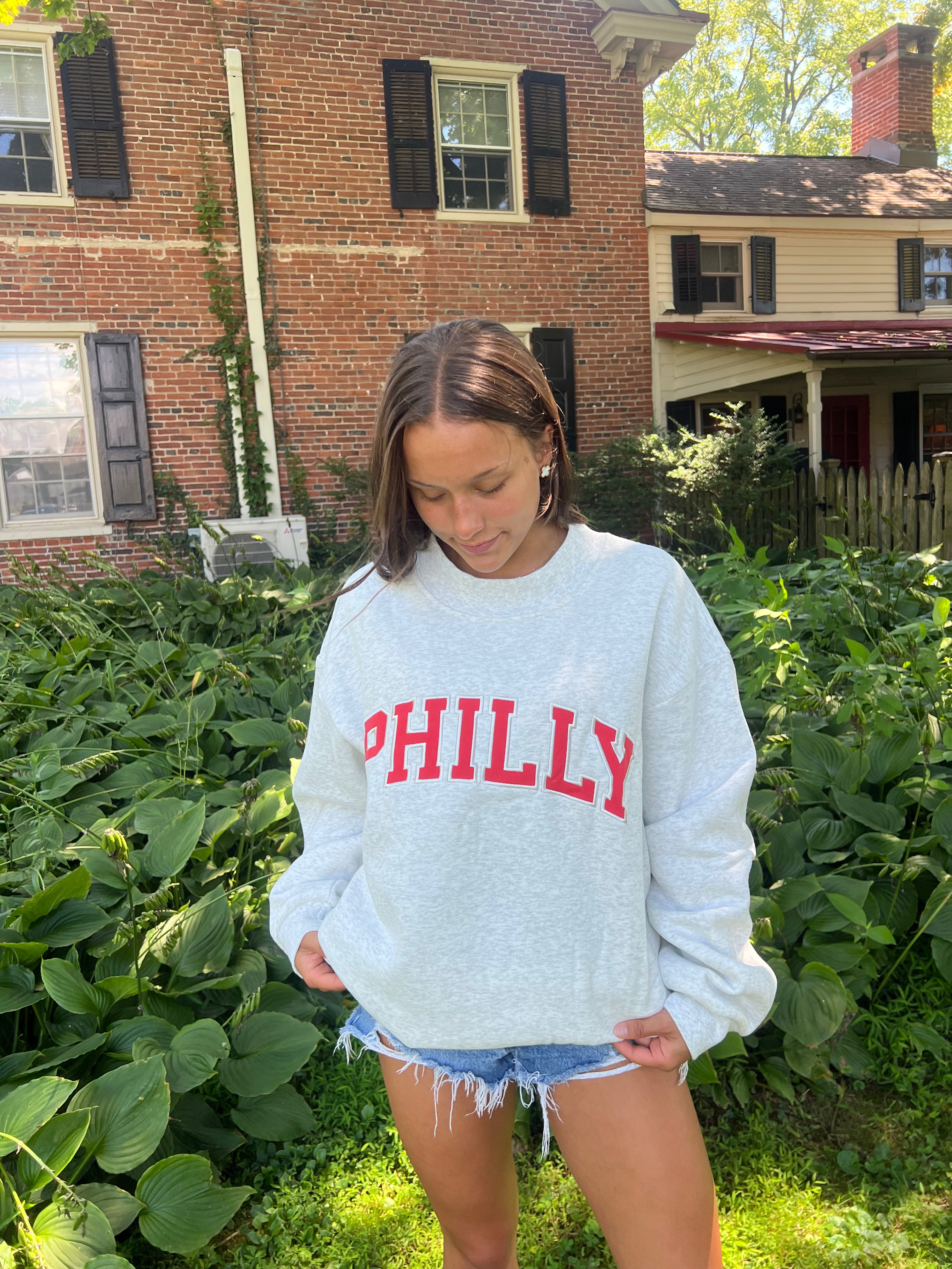 PHILLY MOCK NECK FLEECE