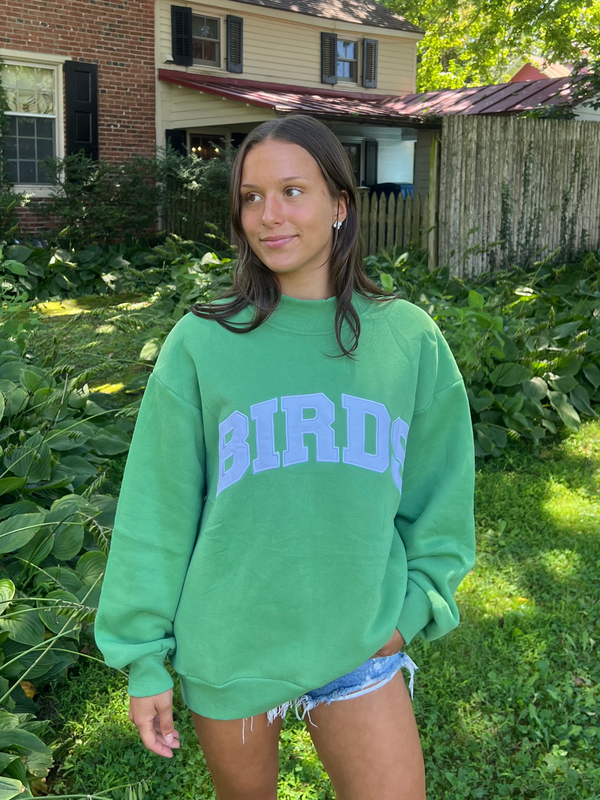 PHILADELPHIA "BIRDS" MOCK NECK FLEECE