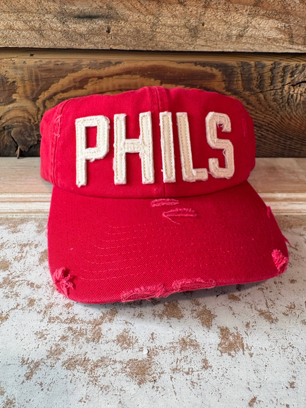 PHILADELPHIA PHILS EMBROIDERED CAP