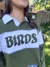 PHILADELPHIA EAGLES "BIRDS" CROP RUGBY SHIRT