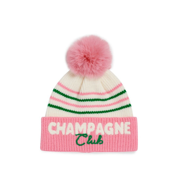 "CHAMPAGNE CLUB" BEANIE,MULTI