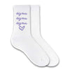 SORORITY HEART DESIGN CREW SOCKS