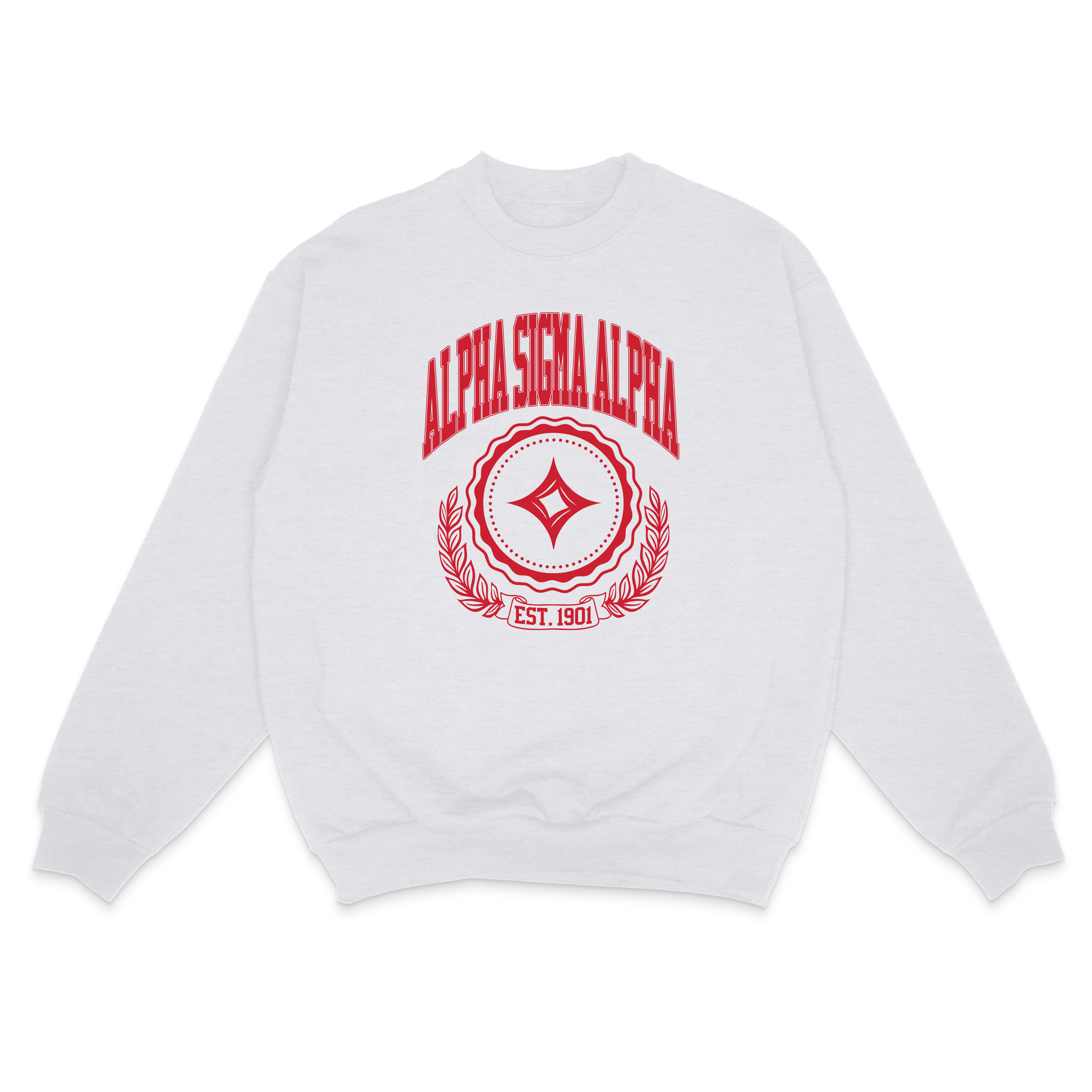 IVY LEAUGE SORORITY SWEATSHIRT: ALPHA SIGMA ALPHA