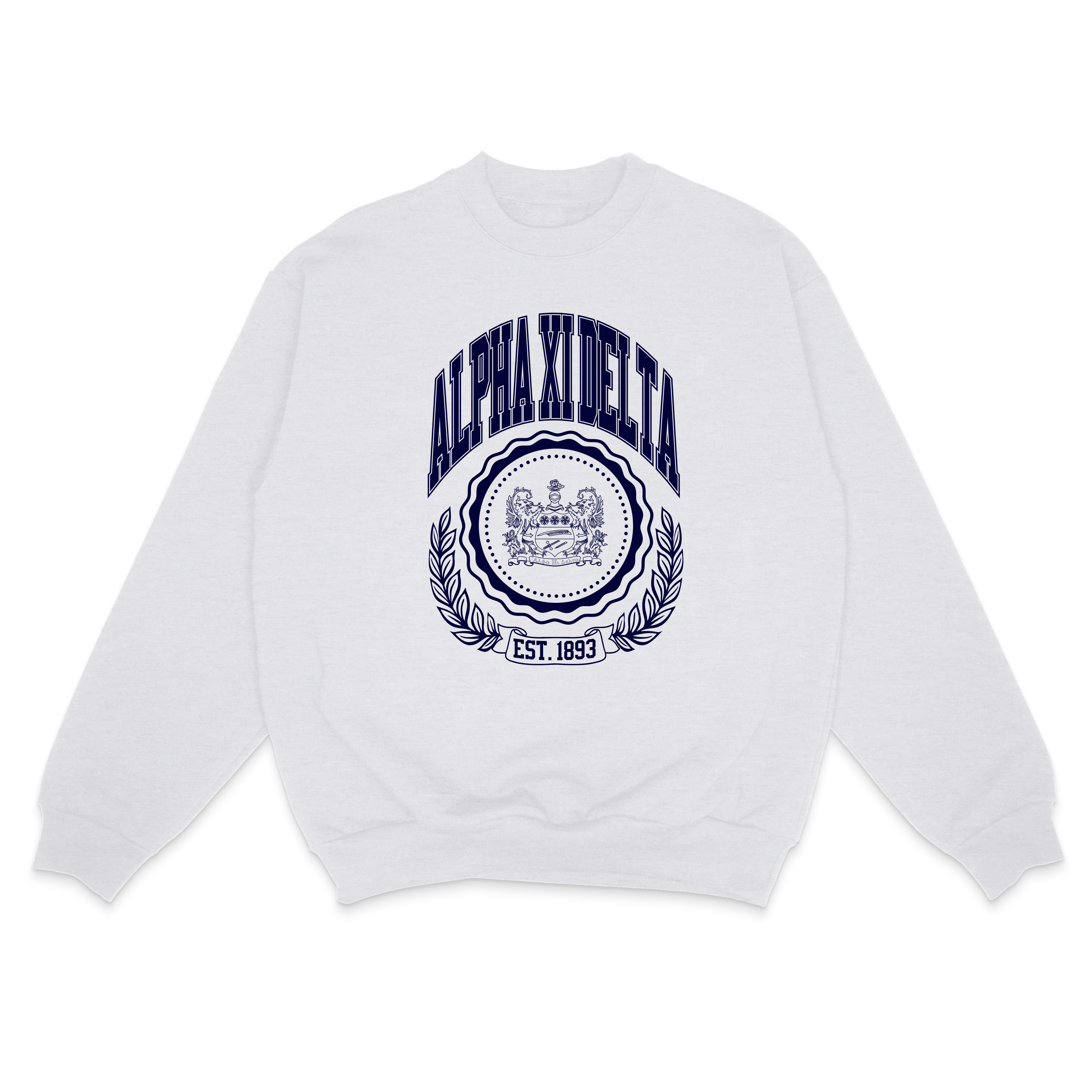 IVY LEAGUE SORORITY SWEATSHIRT: ALPHA XI DELTA