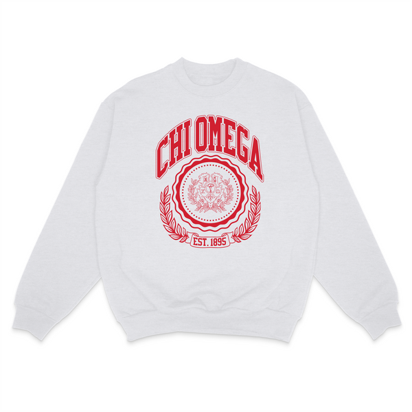 IVY LEAGUE SORORITY SWEATSHIRT: CHI OMEGA