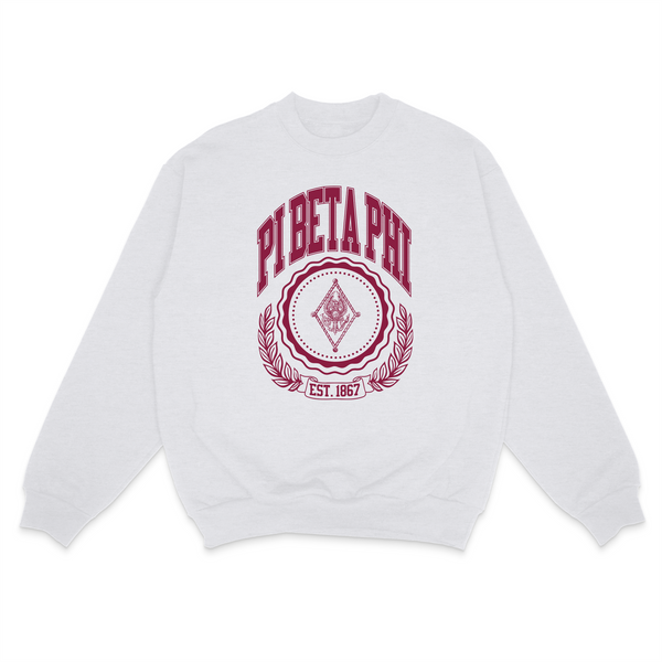 IVY LEAGUE SORORITY SWEATSHIRT: PI BETA PHI