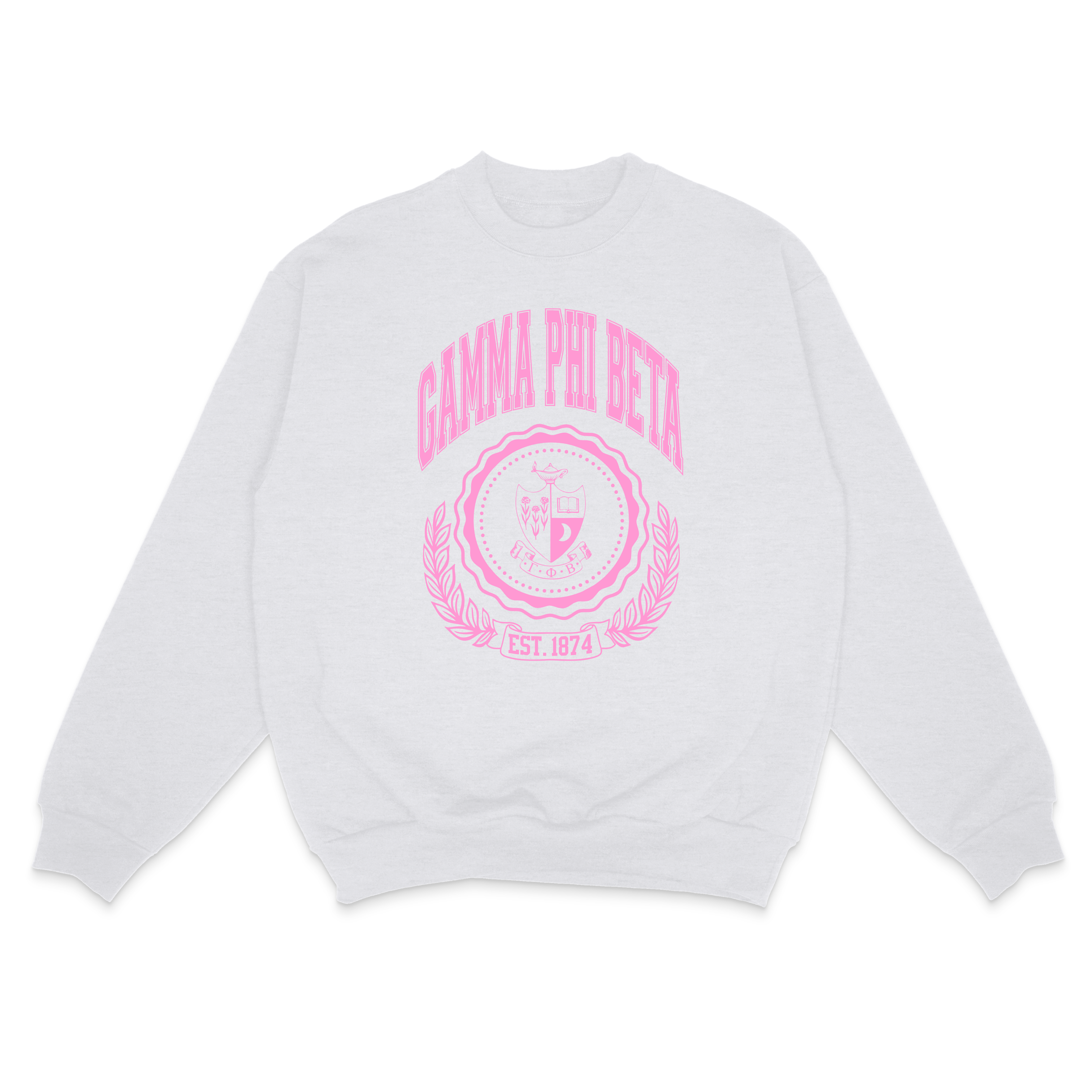 IVY LEAGUE SORORITY SWEATSHIRT: GAMMA PHI BETA