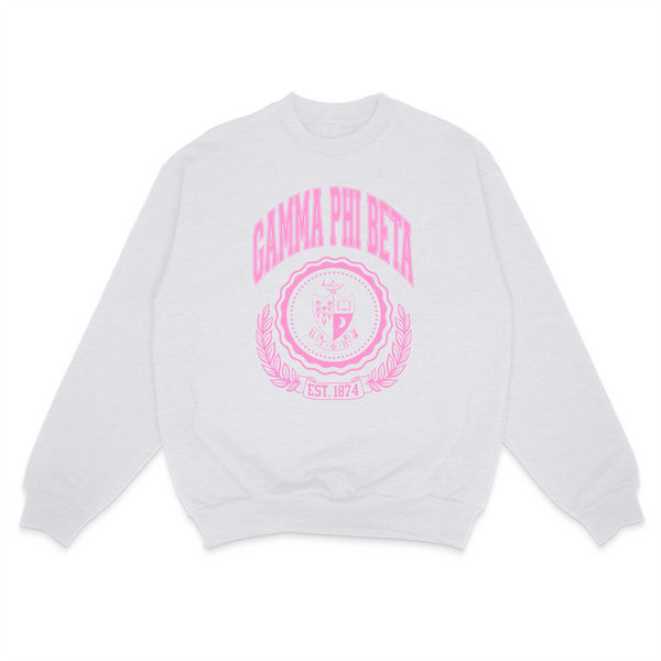 IVY LEAGUE SORORITY SWEATSHIRT: GAMMA PHI BETA