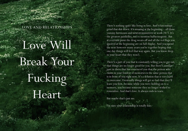 SORRY IN ADVANCE FOR MAKING THINGS WEIRD BOOK